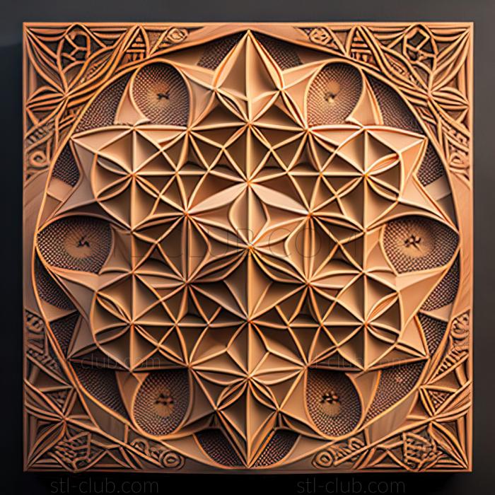 3D model st sacred geometry (STL)